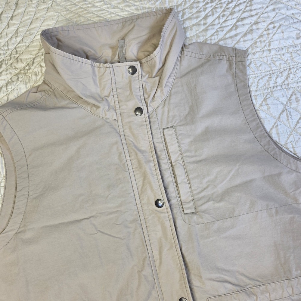 Eddie Bauer Men's Tan Trekker Vest Full Zip Lightweight Outdoor Tall XL Gorecore